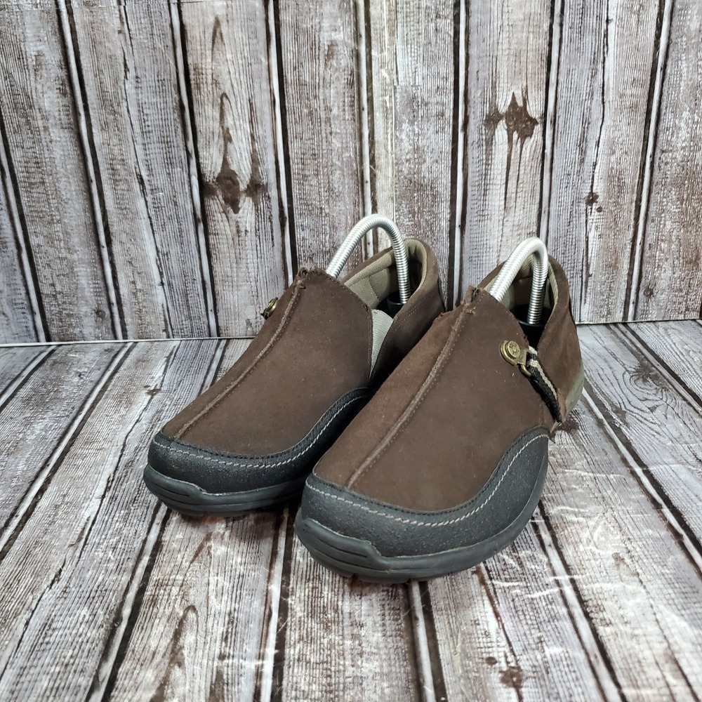 Eddie Bauer Women's Elizabeth Brown Leather Shoes 2181013 Size 10 Med